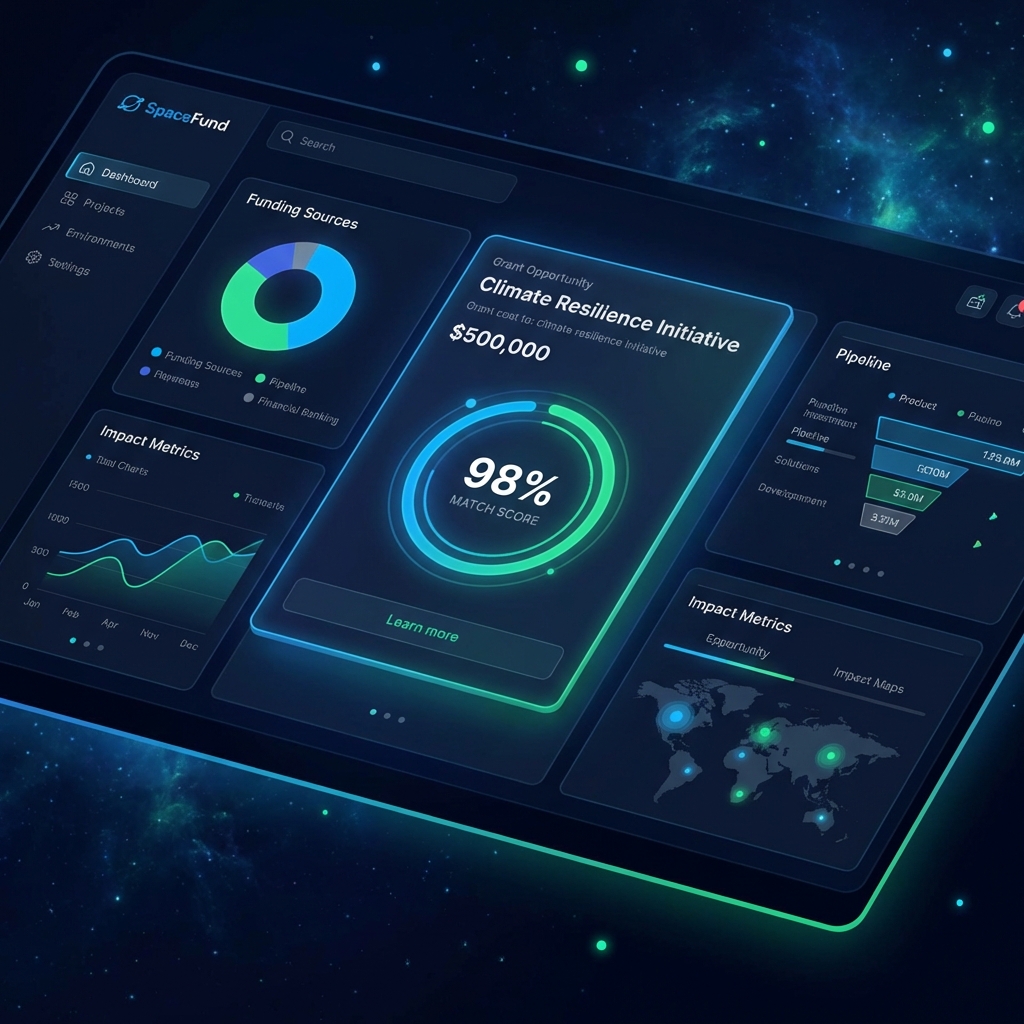 Grants8 Dashboard with high match score